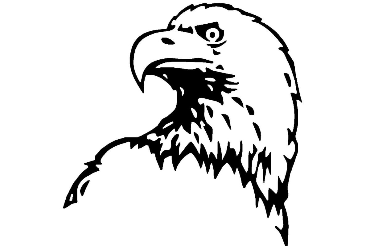 Трафарет орла