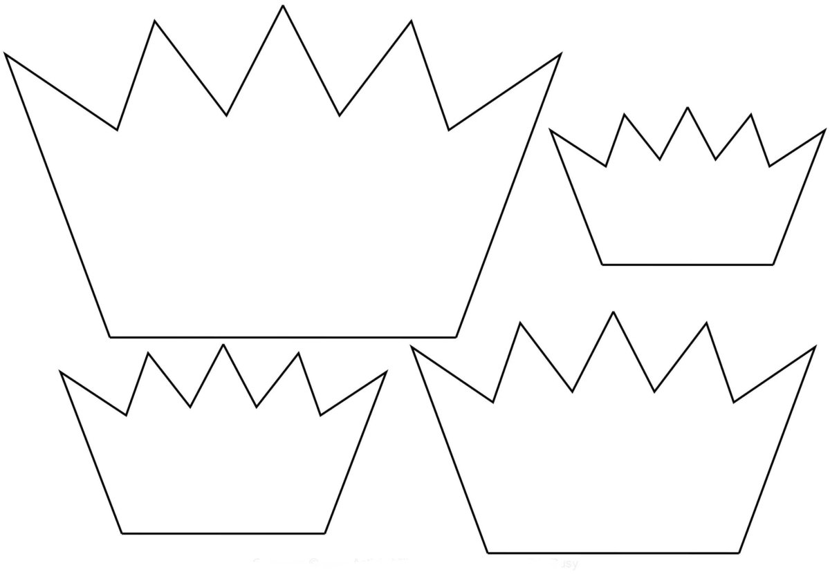Корона из бумаги шаблон