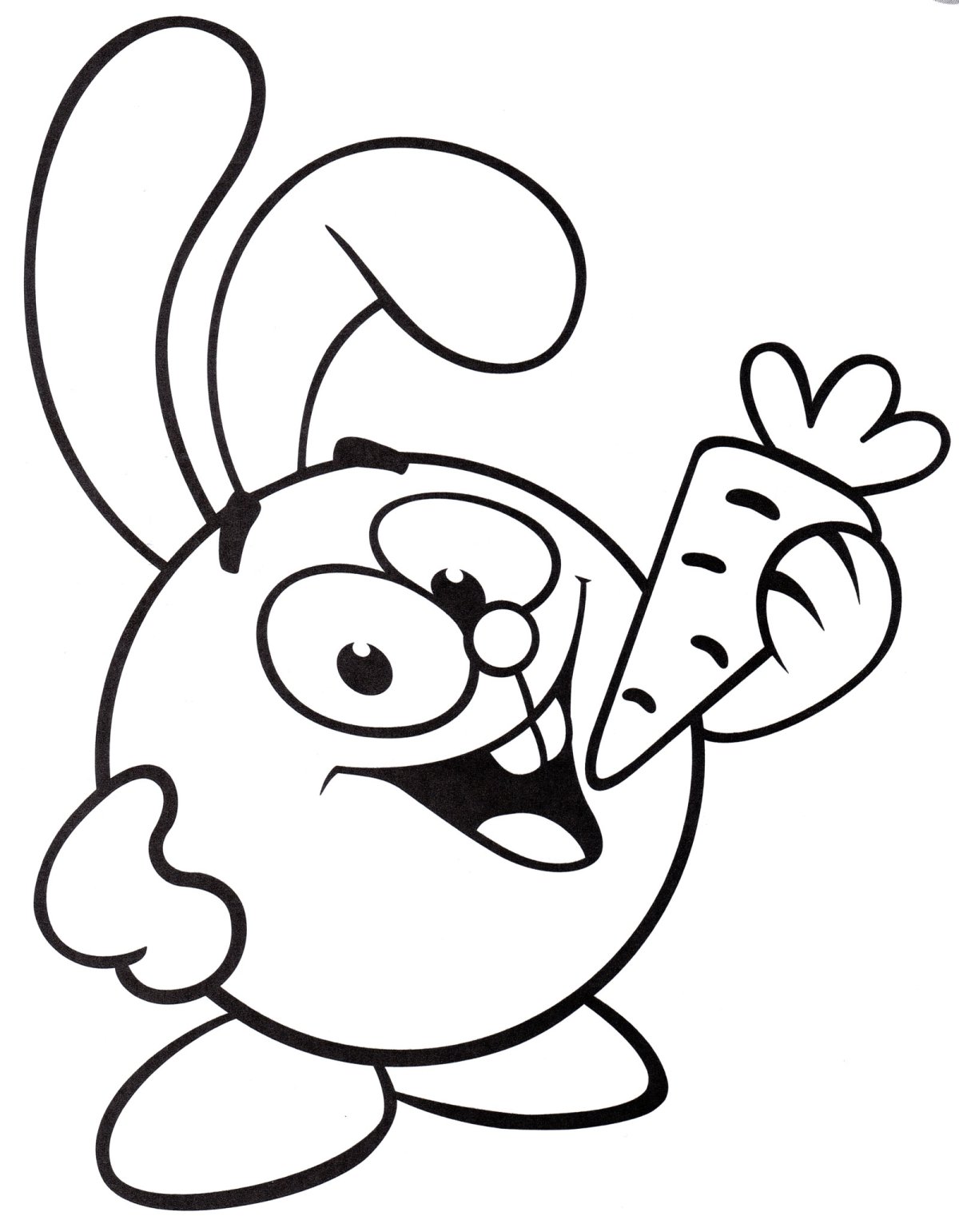 Смешарики Бараш аппликация