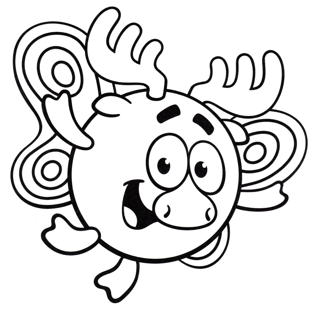 Раскраски Стикеры милые