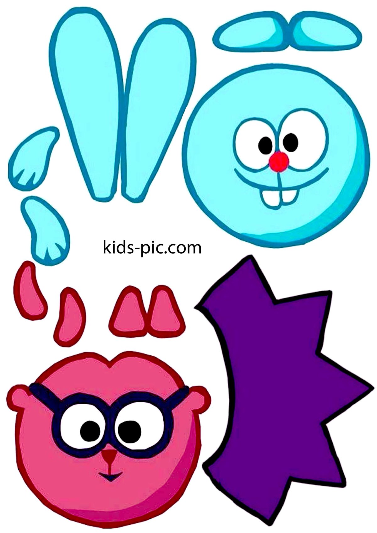 Крош раскраска