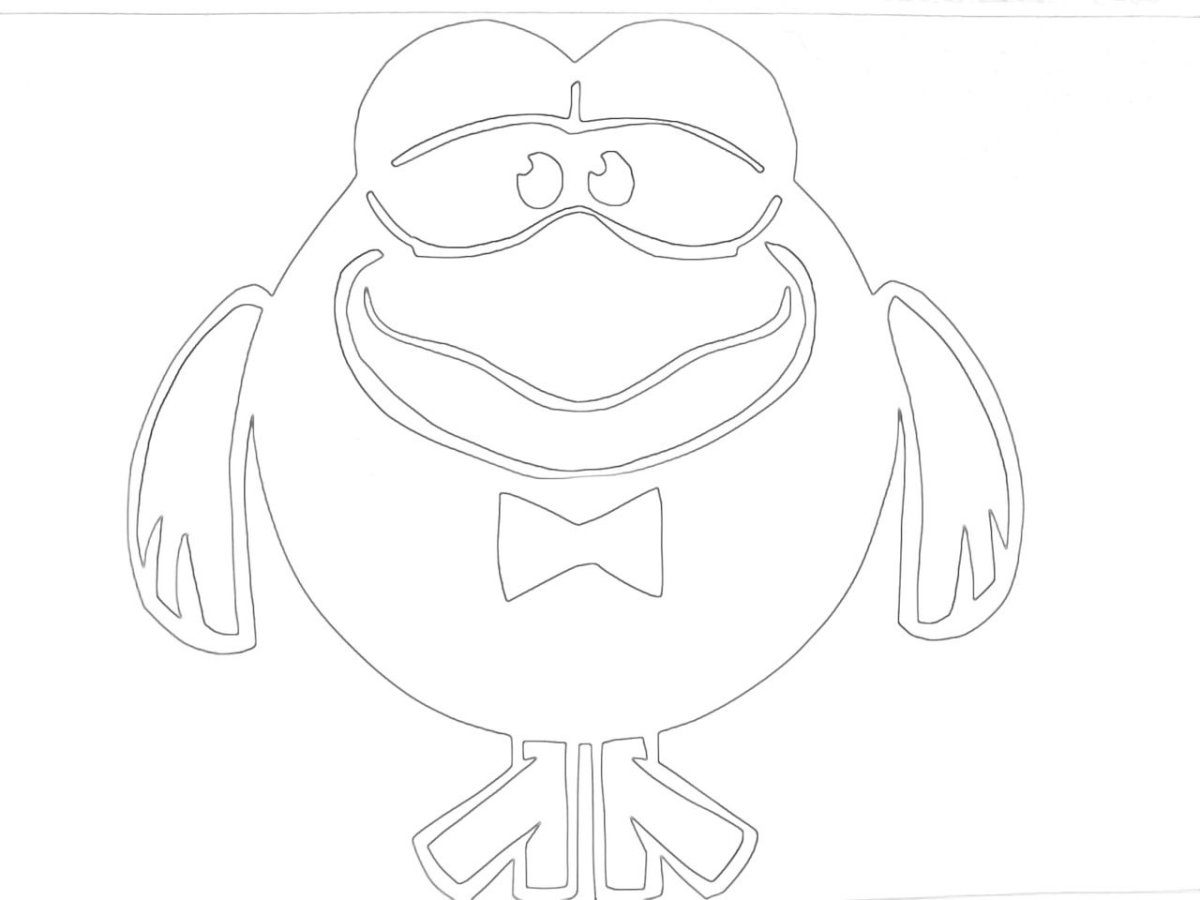 Пандочка Малышарики раскраска