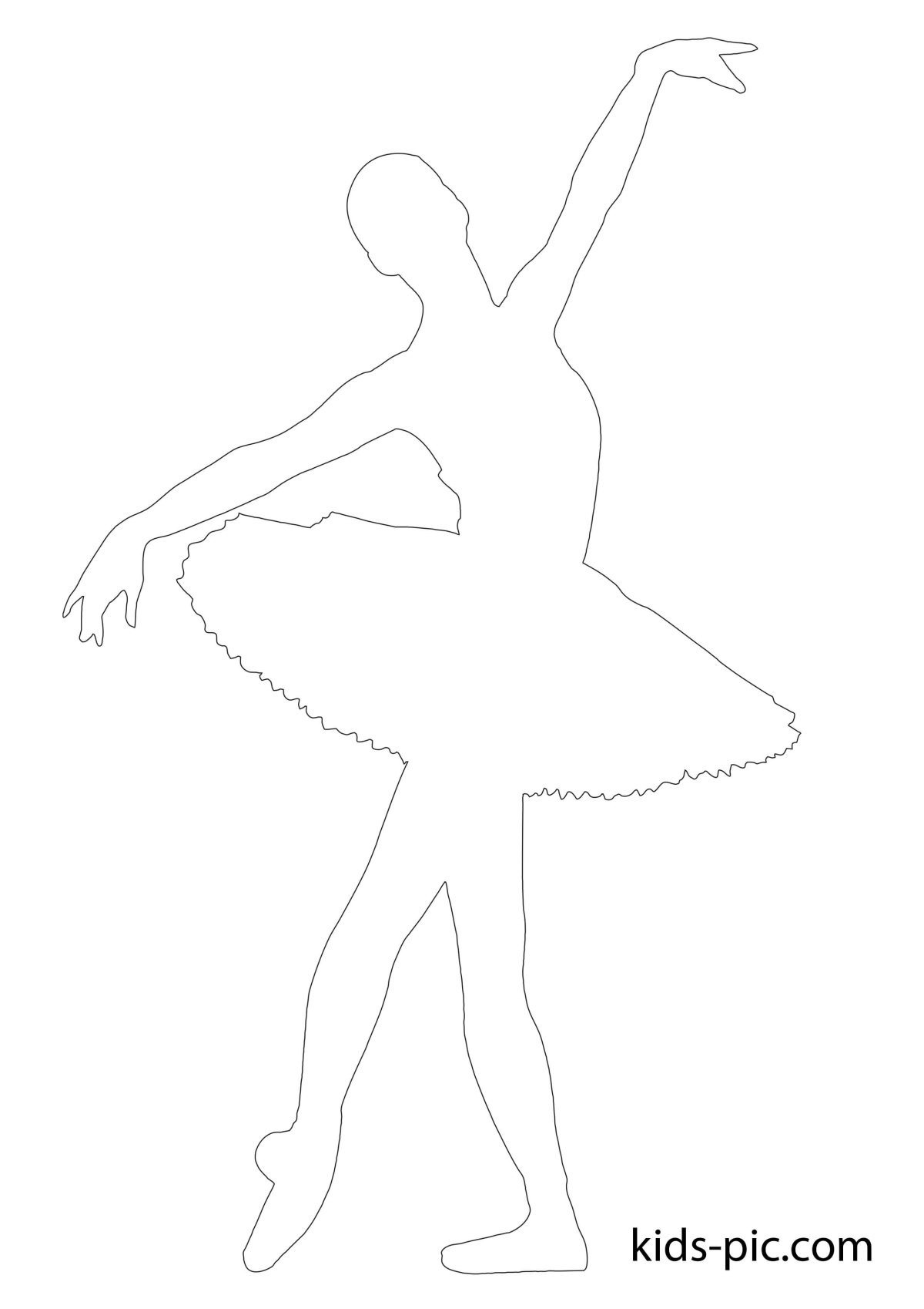 Балерины трафареты для вырезания