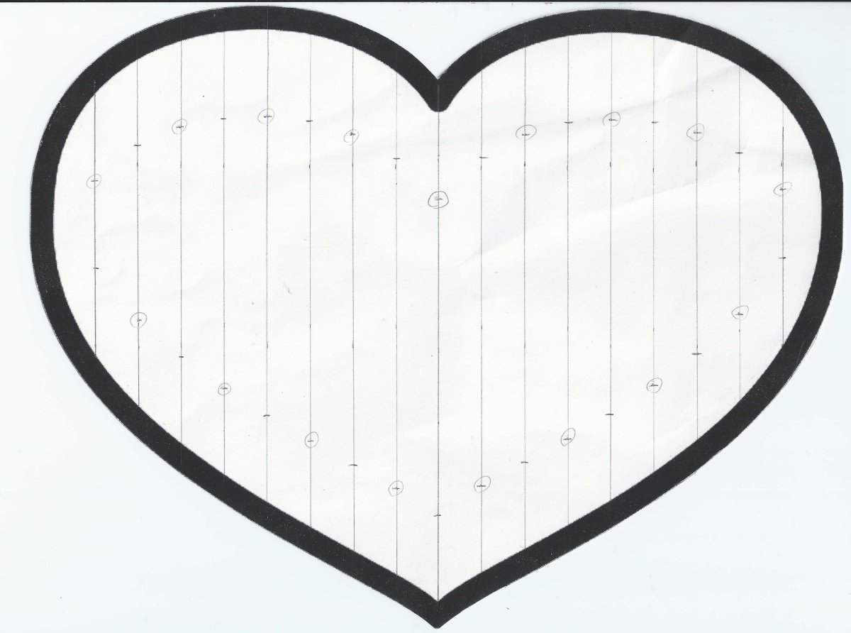 Сердечко шаблон