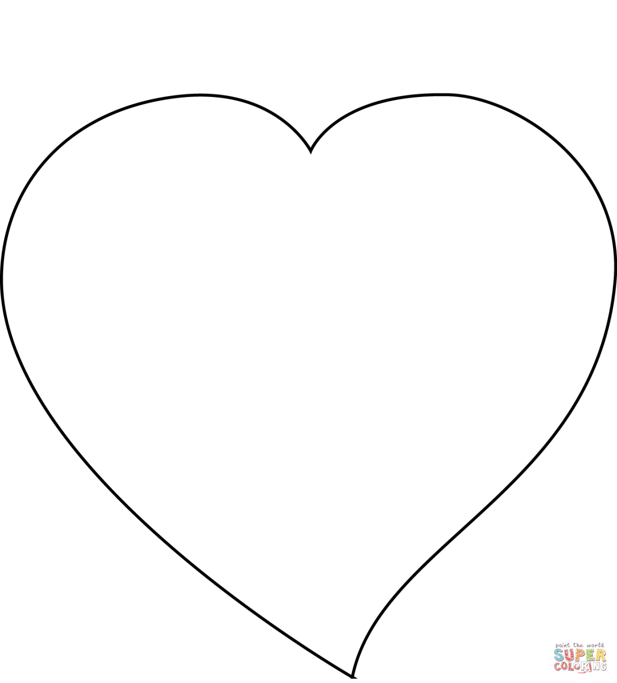 Сердечко шаблон