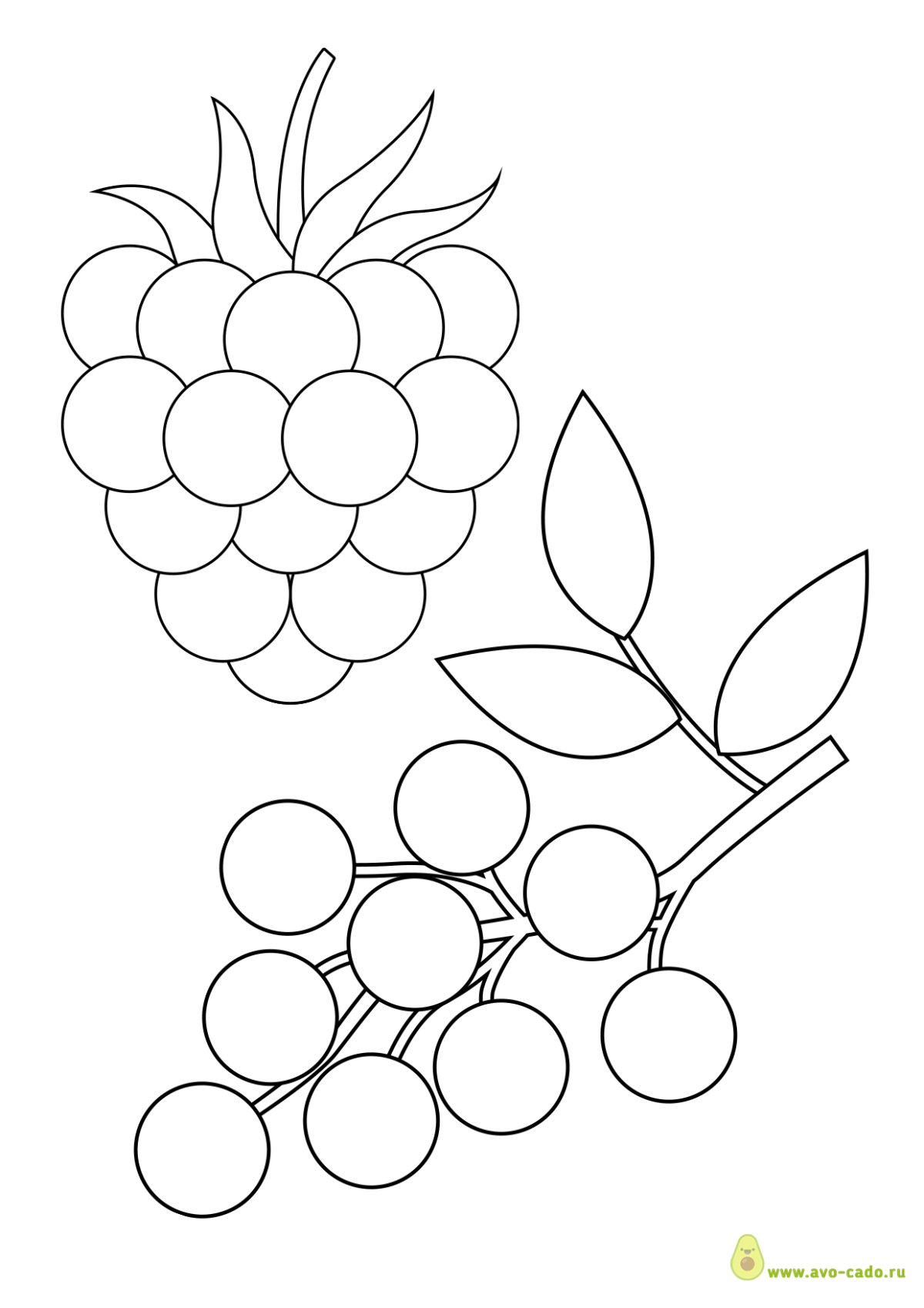 Фрукты трафареты для вырезания