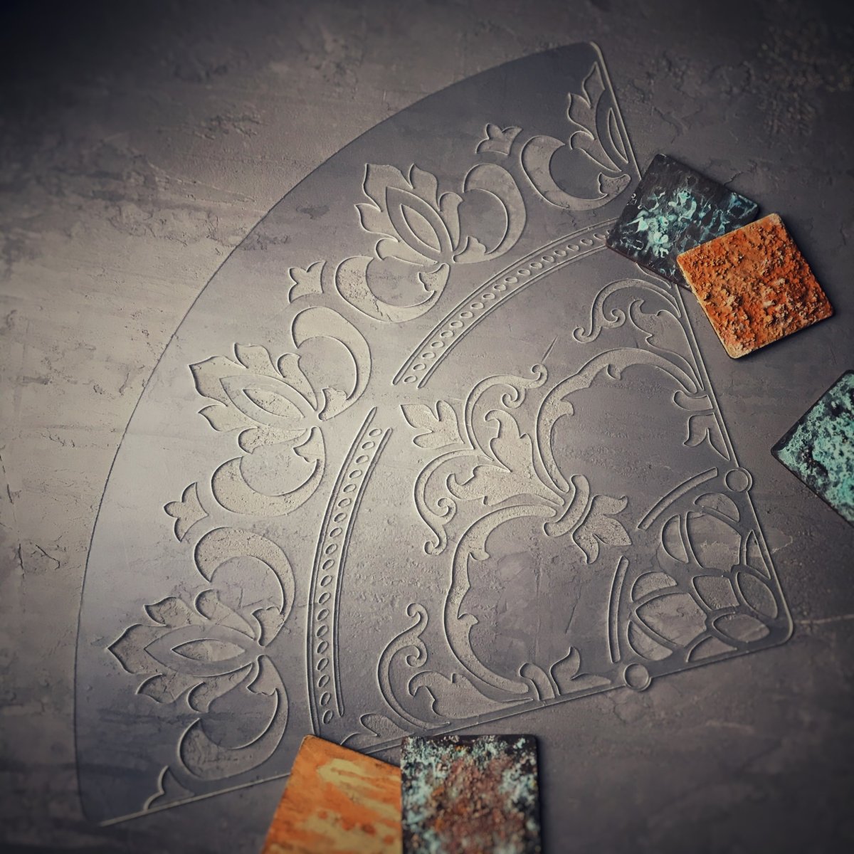 Трафареты для декоративной штукатурки