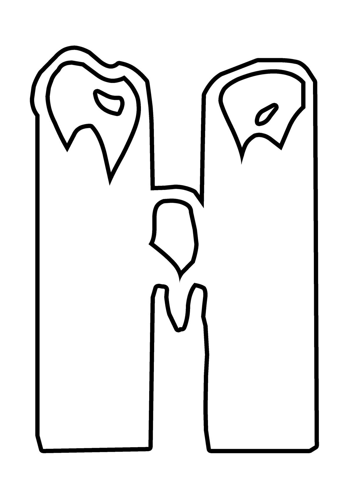 Знак Супермена трафарет