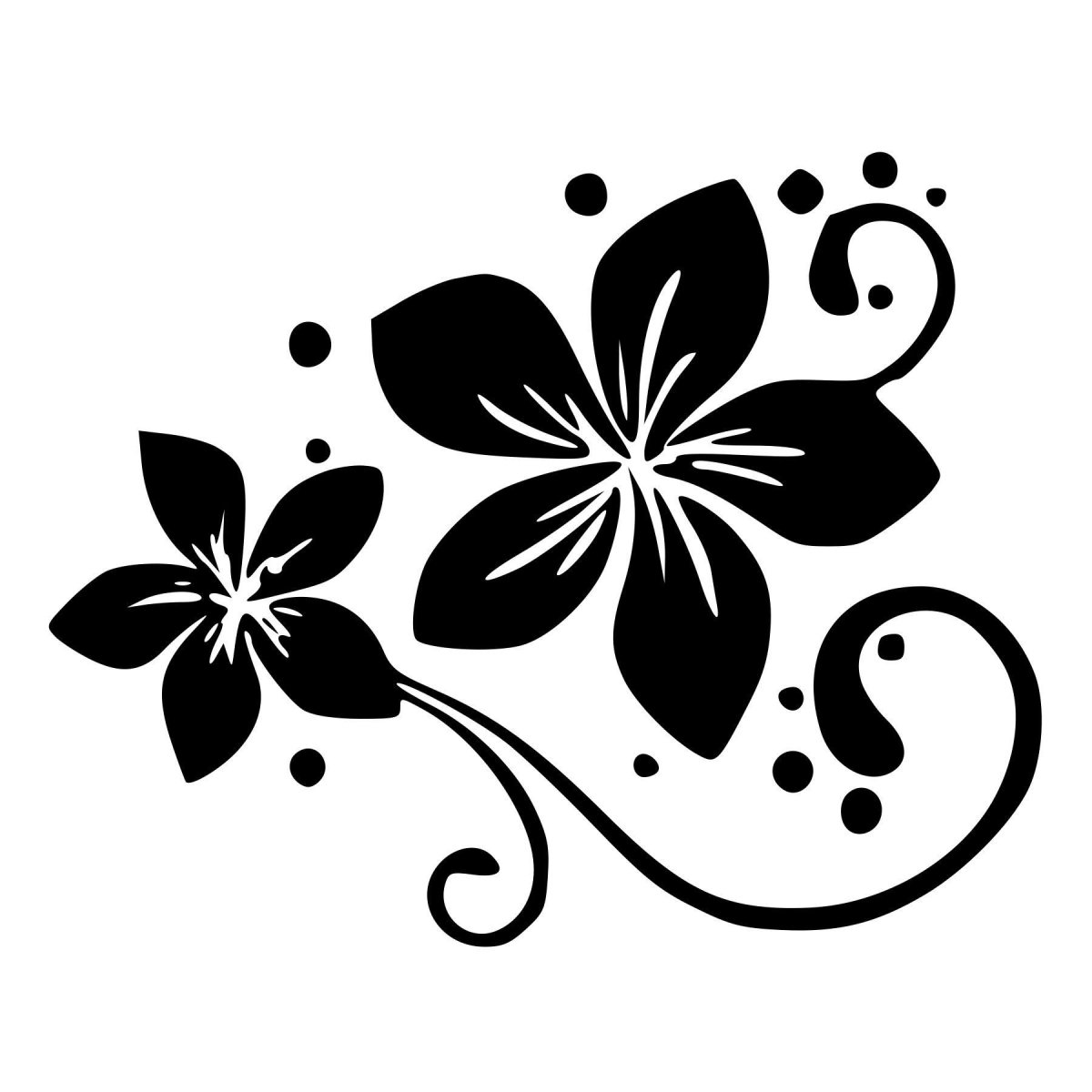 Вырезные цветы на окна