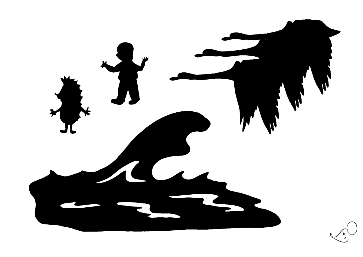 Театр теней гуси лебеди