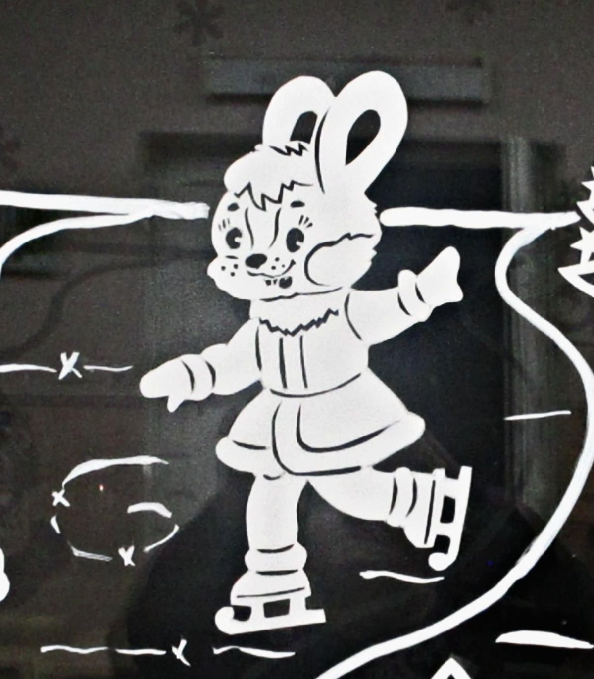 Новогодние украшения на окна для детей