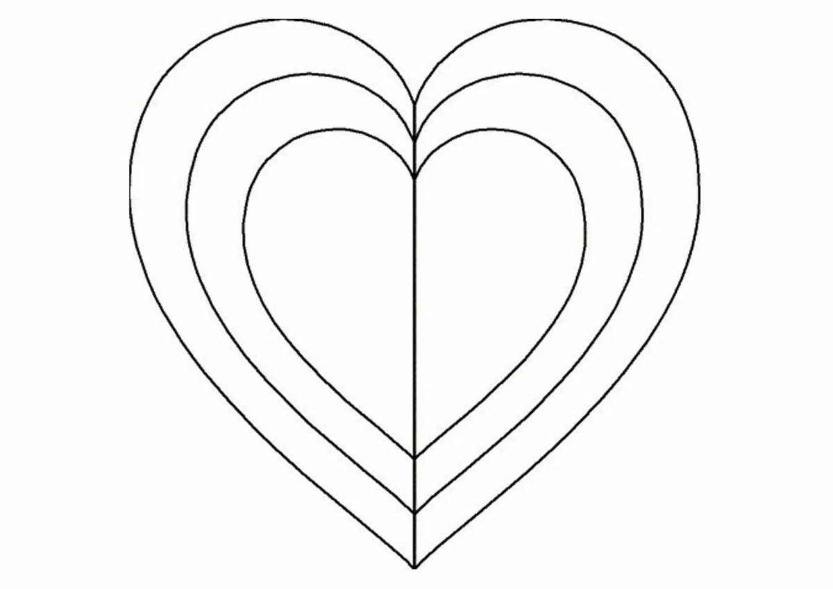 Аппликация сердце