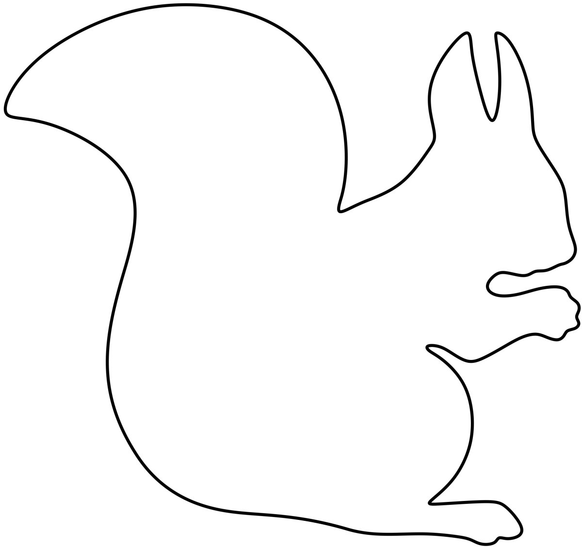 Контуры животных