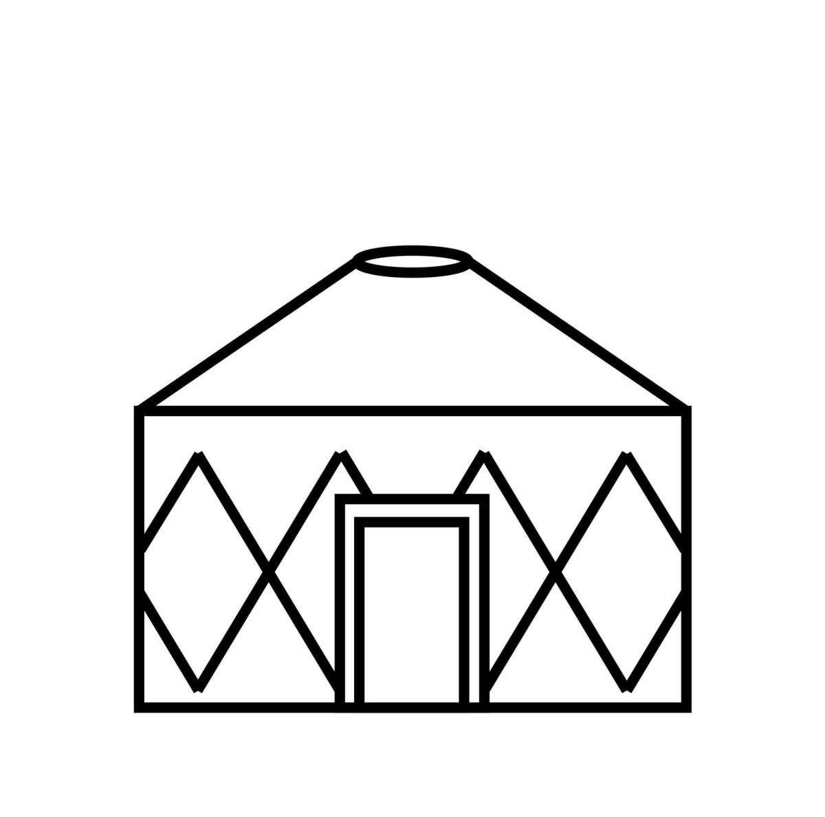 Юрта раскраска для детей