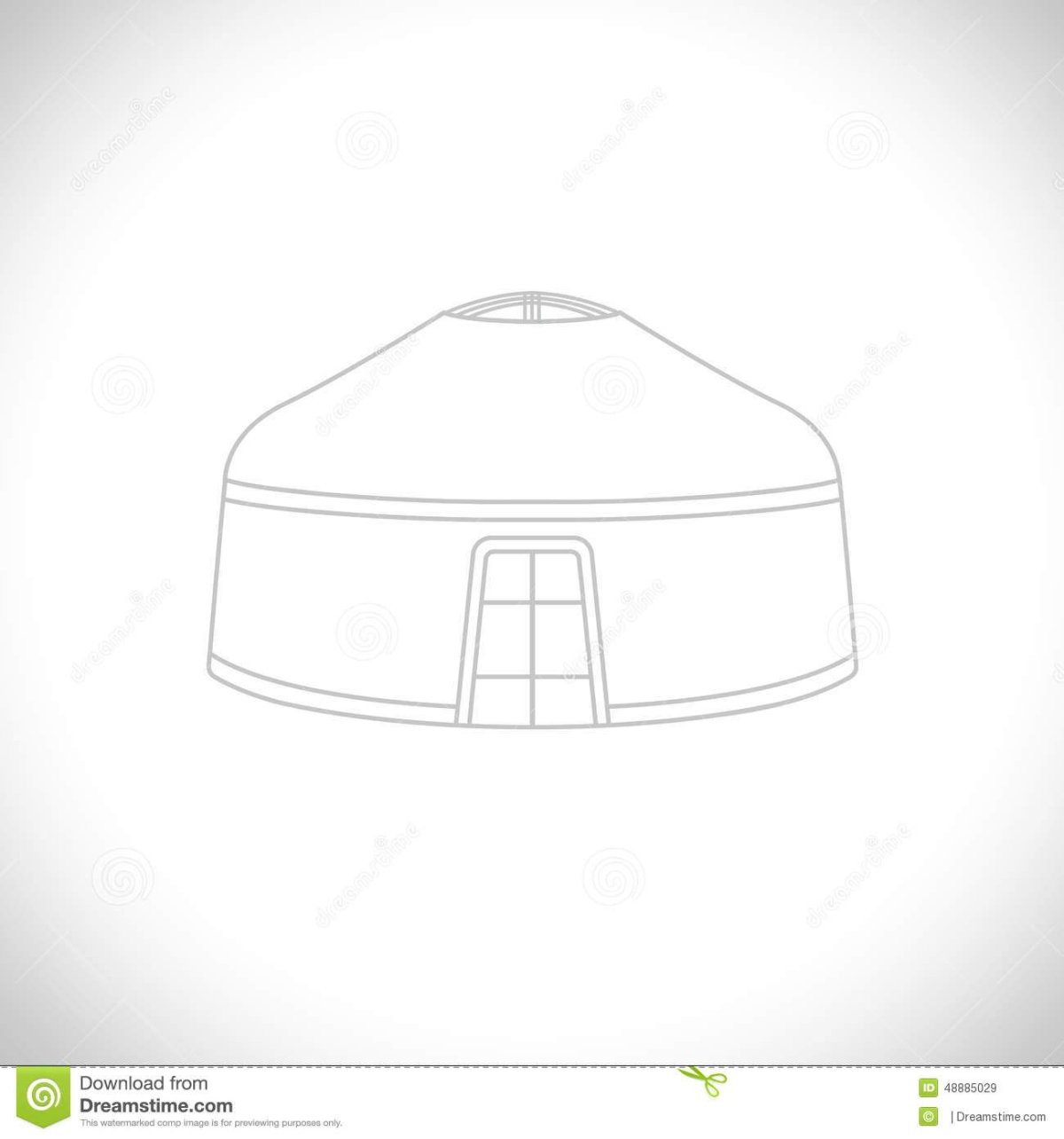 Рисование Юрты