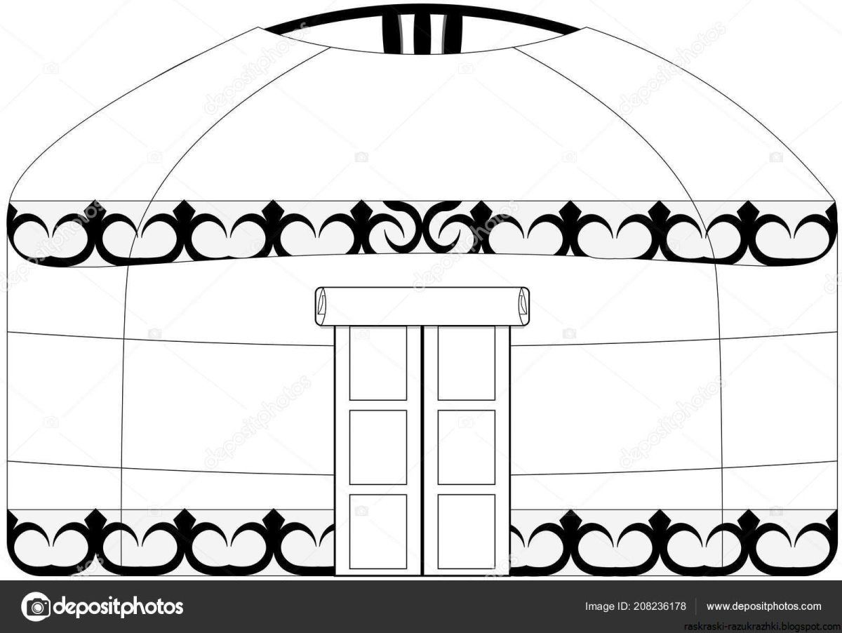 Шаблон Юрты