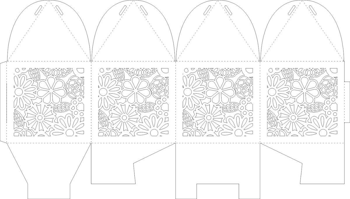 Коробка для подарка распечатка