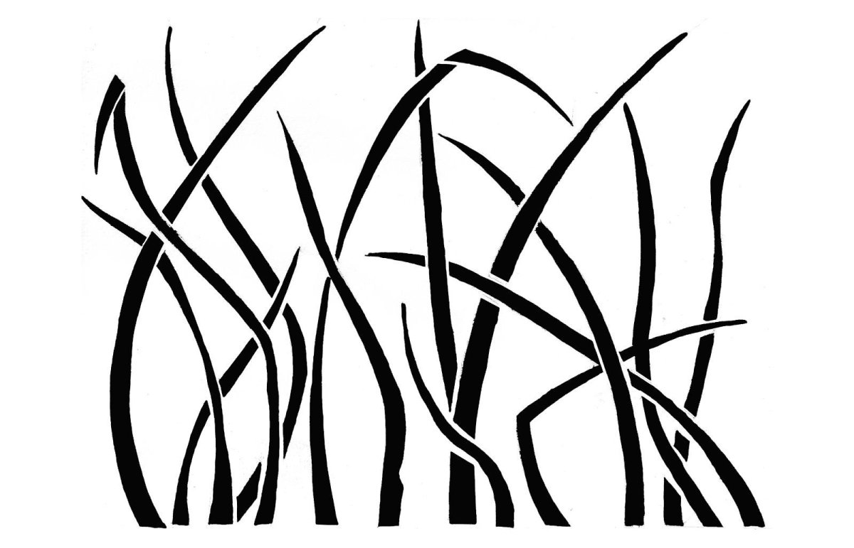 Тростник силуэт