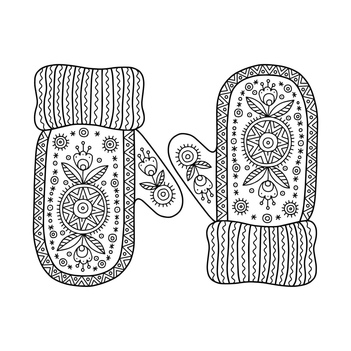 Трафарет сапога Деда Мороза