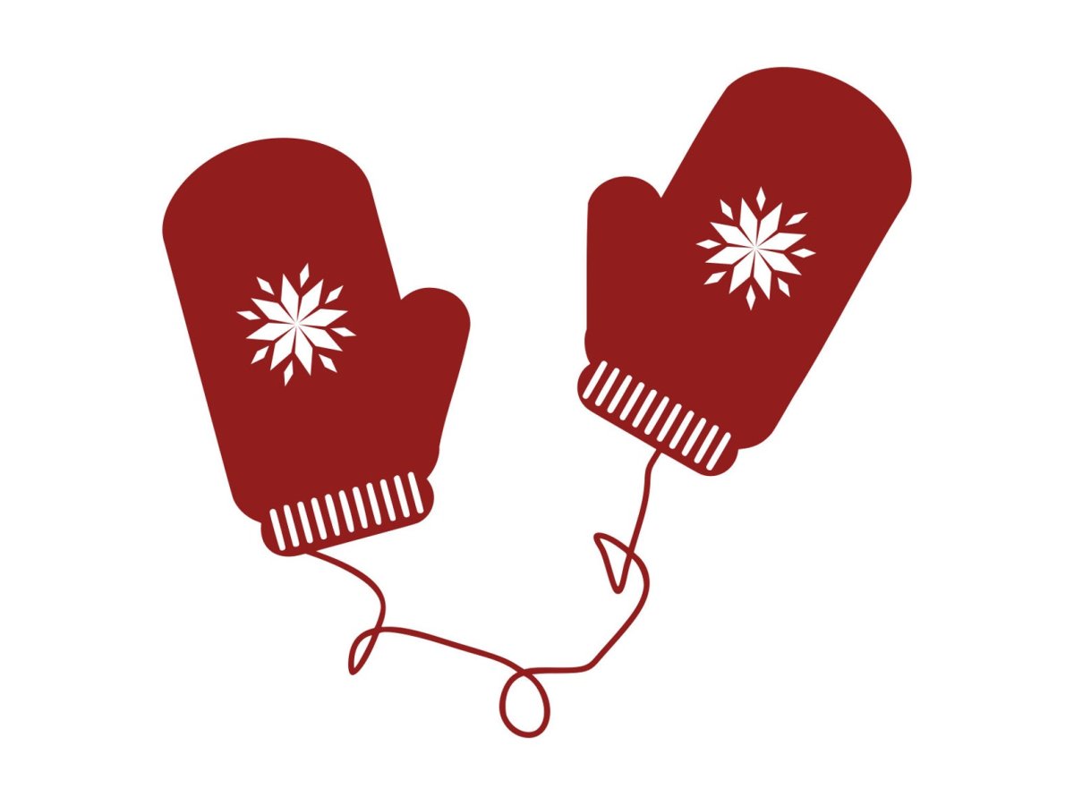 Почини варежку шаблон для вырезания