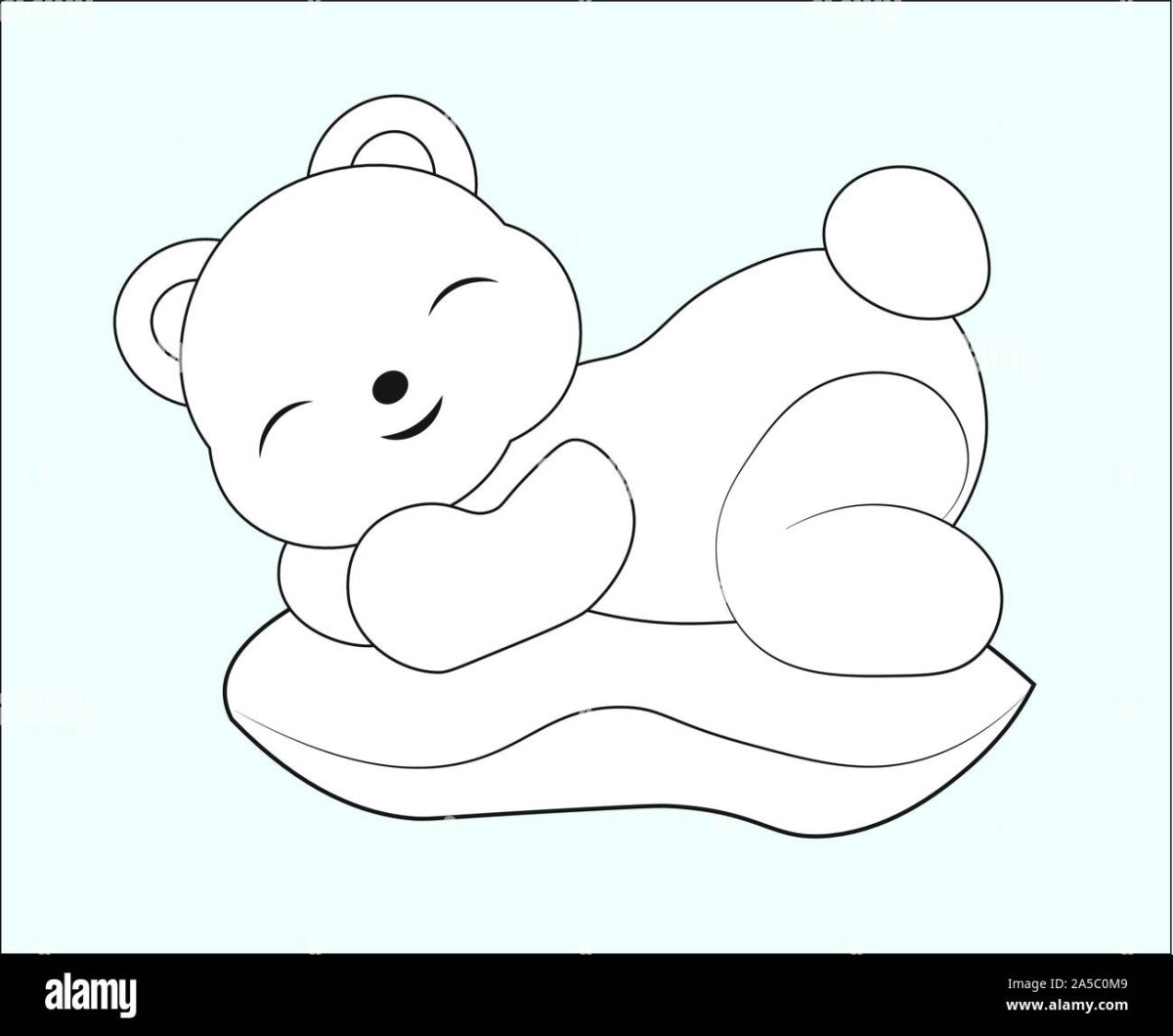 Силуэт плюшевой игрушки