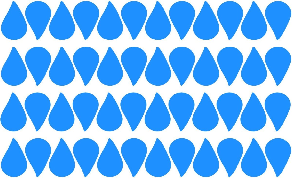 Капля воды контур