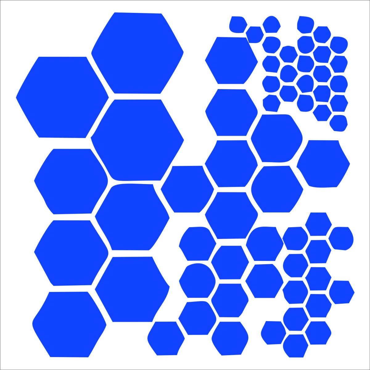 Трафарет соты для штукатурки