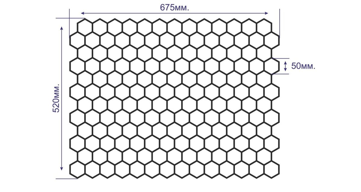 Размер пчелиной ячейки