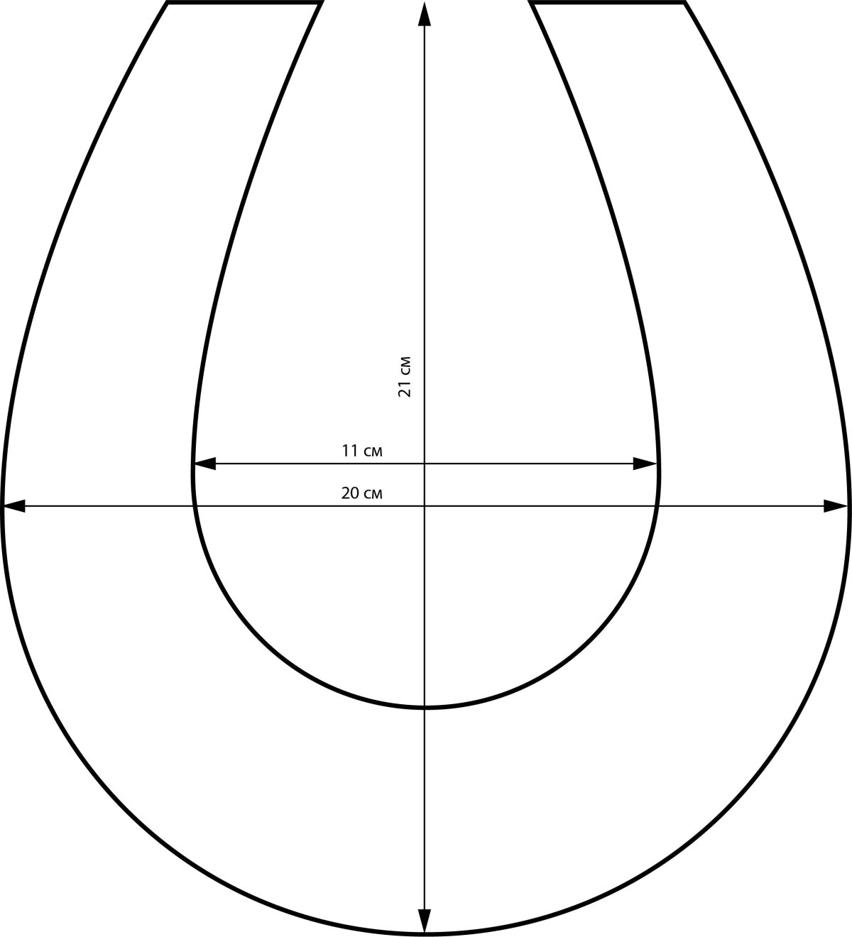 Лекало подковы