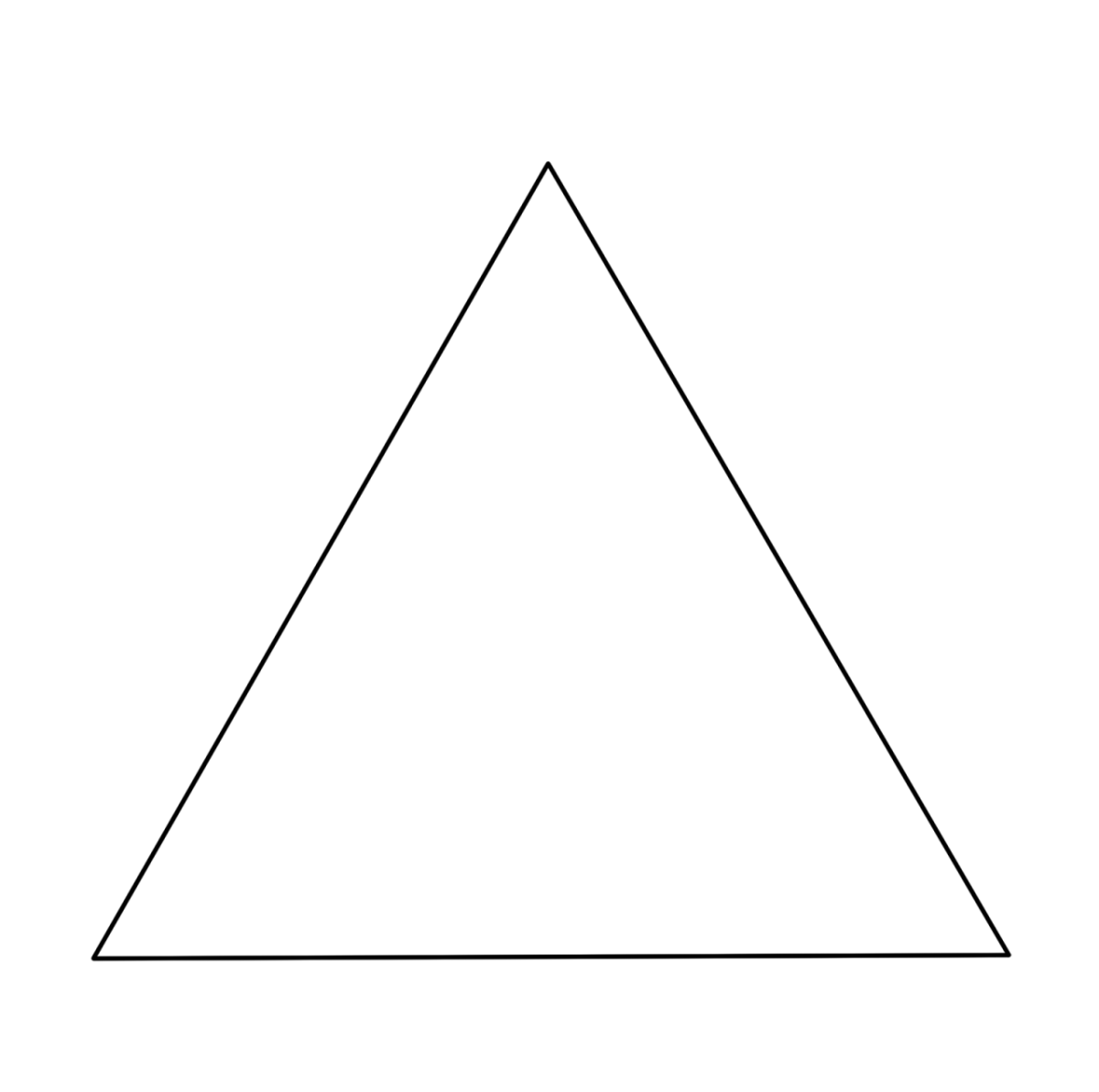 Треугольник раскраска