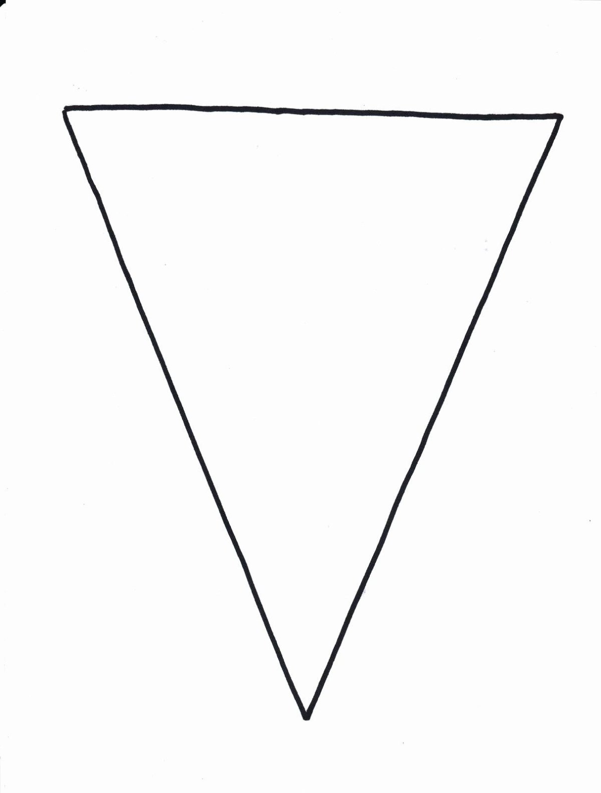 Флажки треугольные