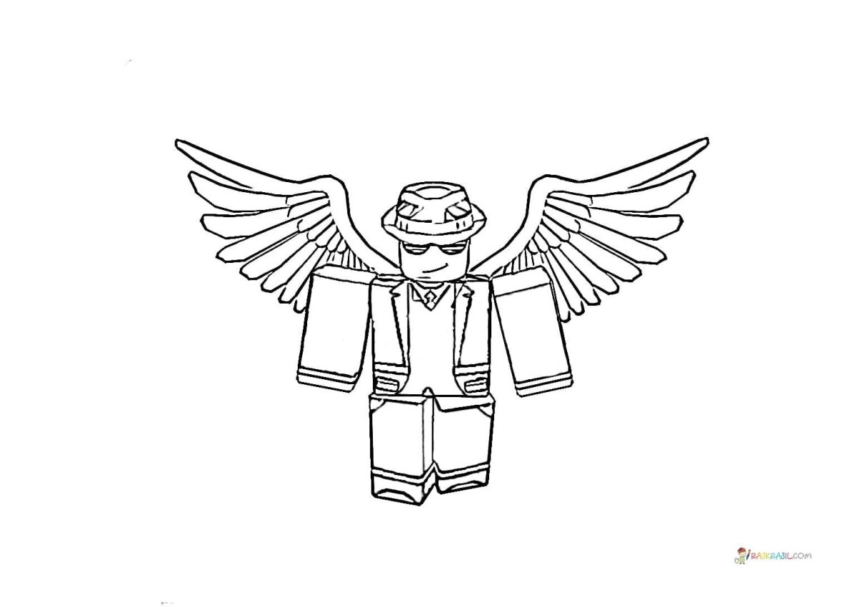 Раскраска РОБЛОКС