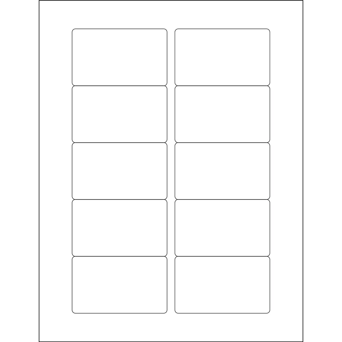 Макет страницы печати