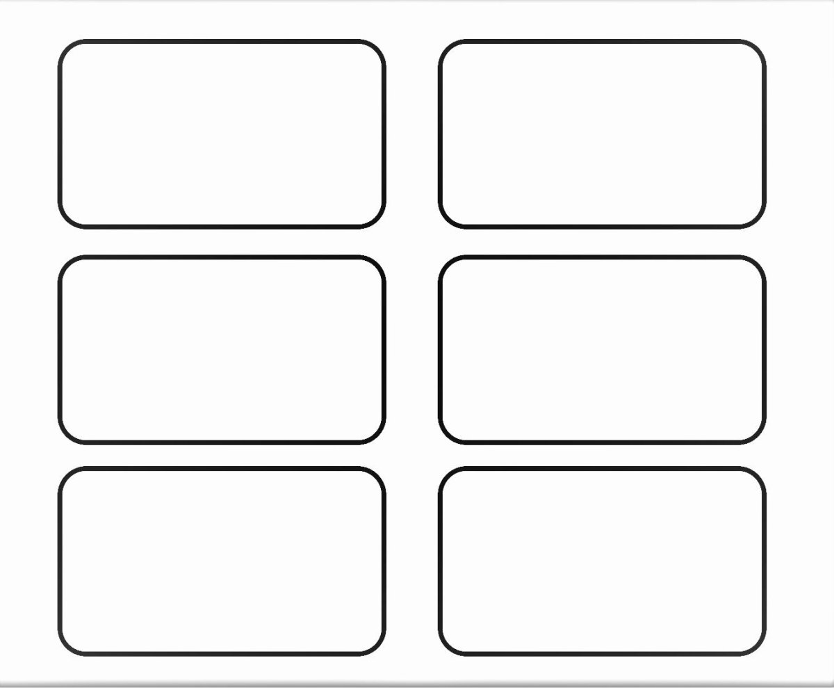 Трафарет для карточек