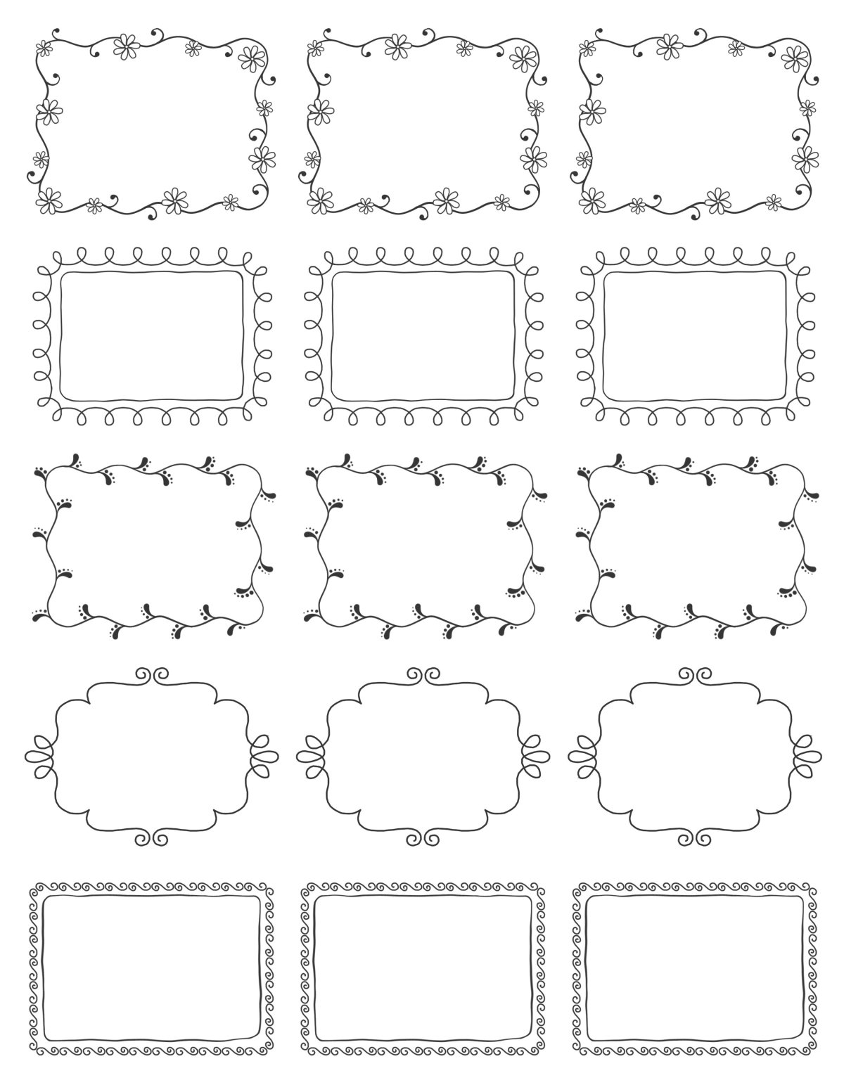 Красивые рамочки для записок