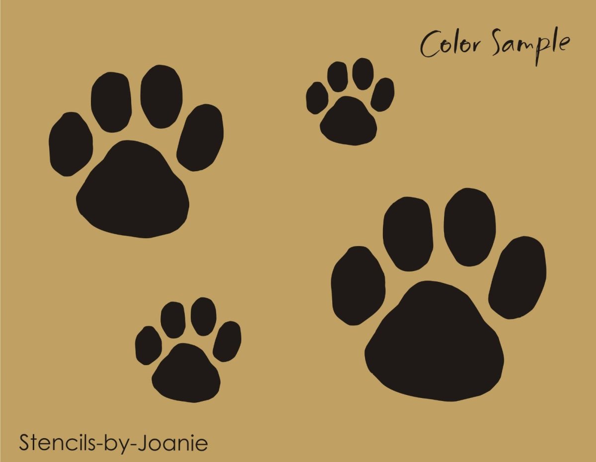 Кошачья лапка отпечаток контур