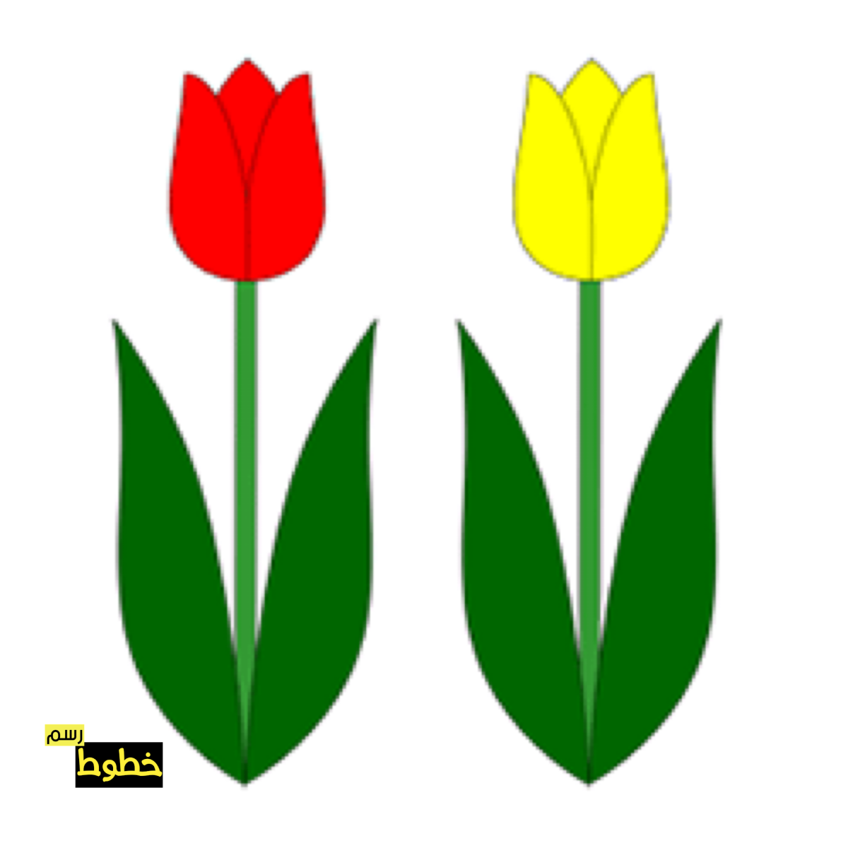 Трафарет листьев цветов