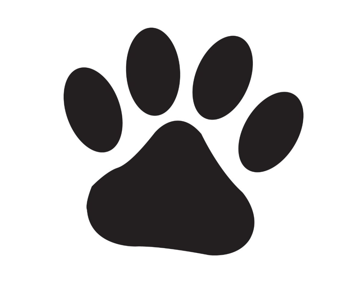 Трафарет лапки