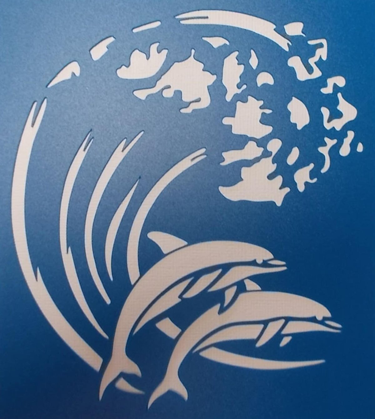 Трафарет морской