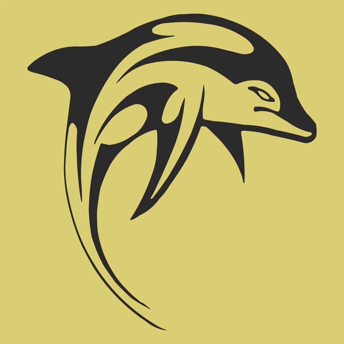 Стилизованный Дельфин