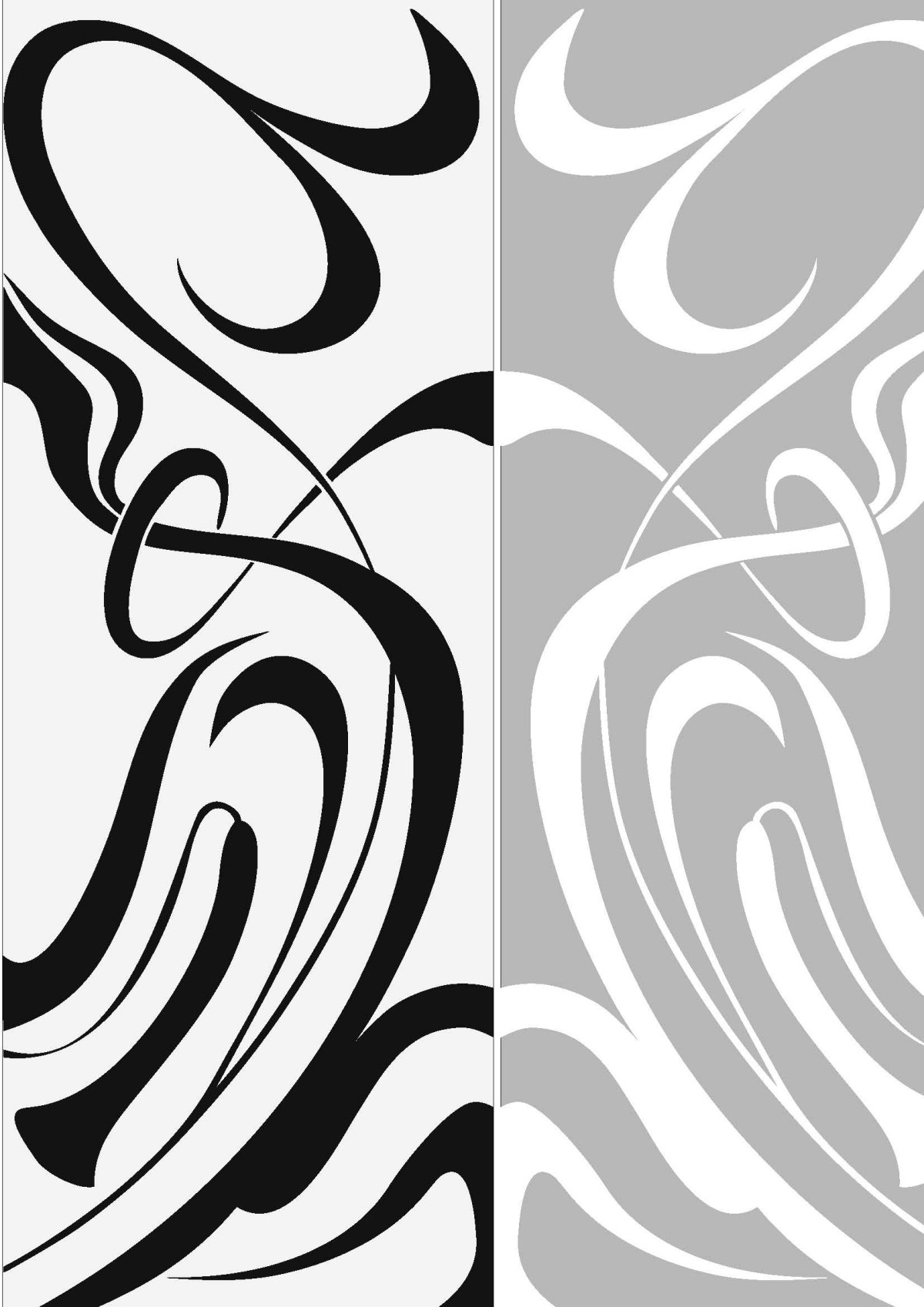 Абстрактные узоры для лазерной резки