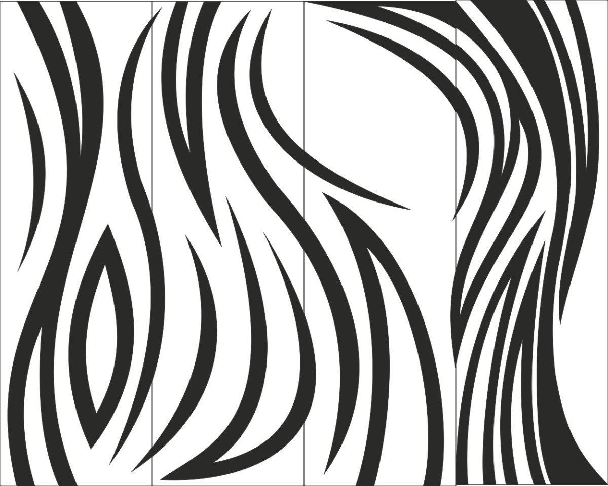 Брошь трафарет Фрида