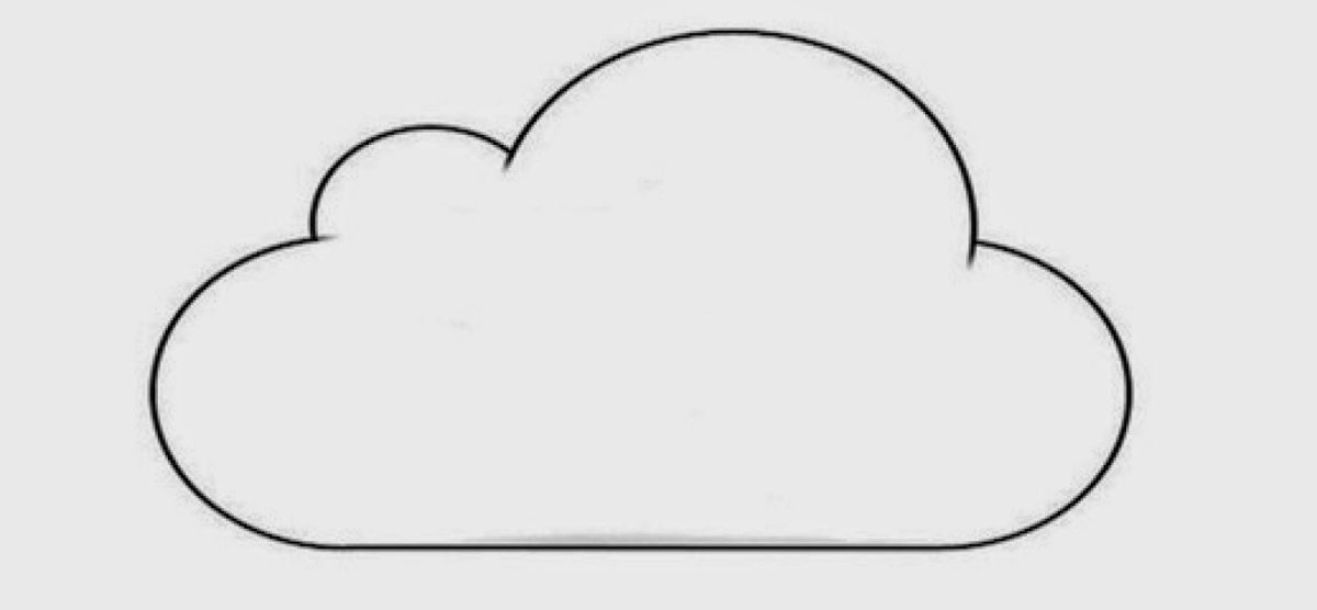 Облака шаблоны для вырезания