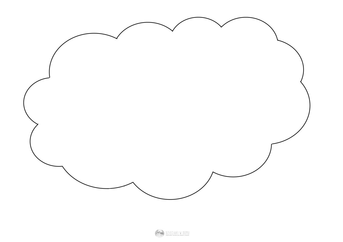 Облако раскраска