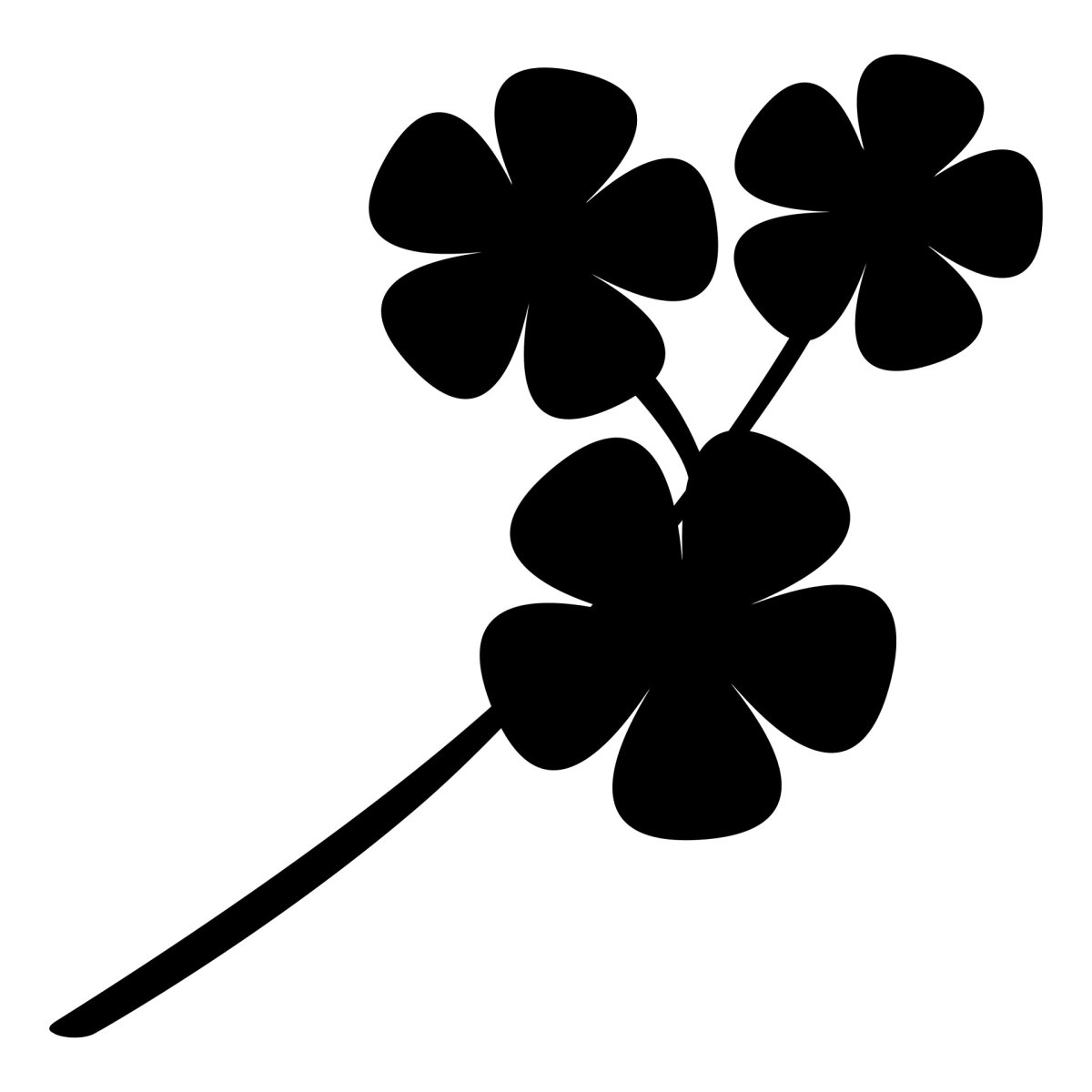 Незабудки веточка акварель