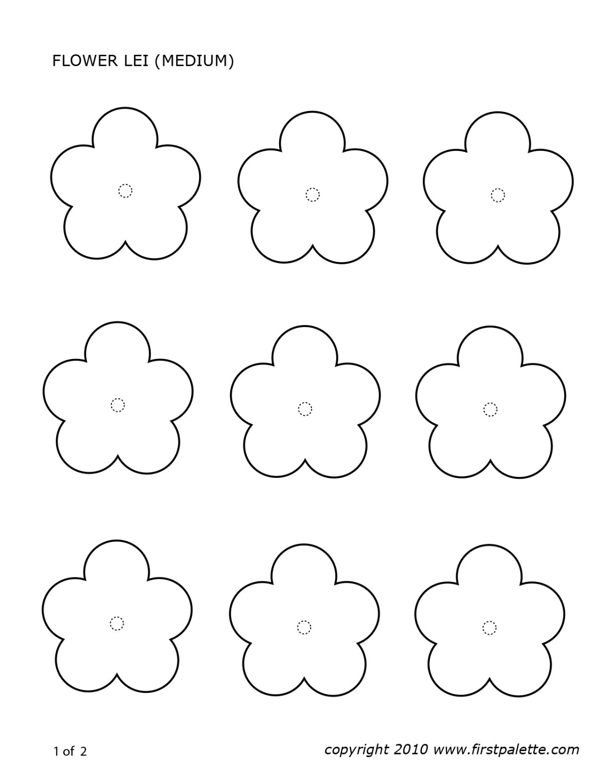 Трафарет "незабудки"