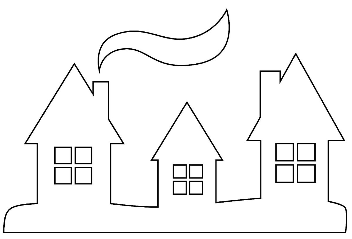 Терем раскраска