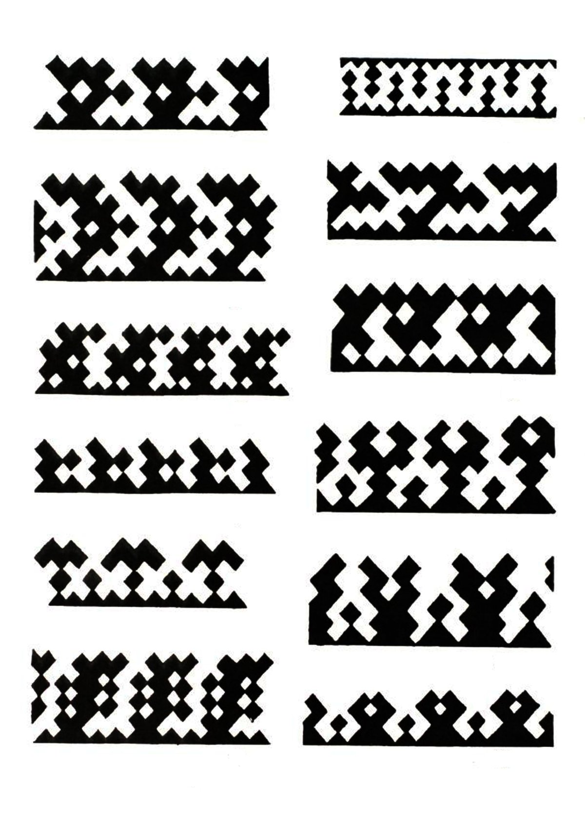 Национальные орнаменты хантов и манси