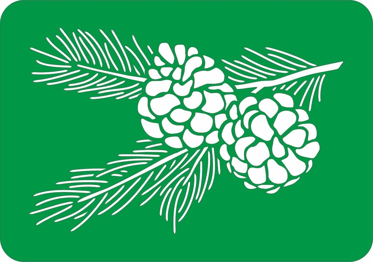 Трафареты веточки