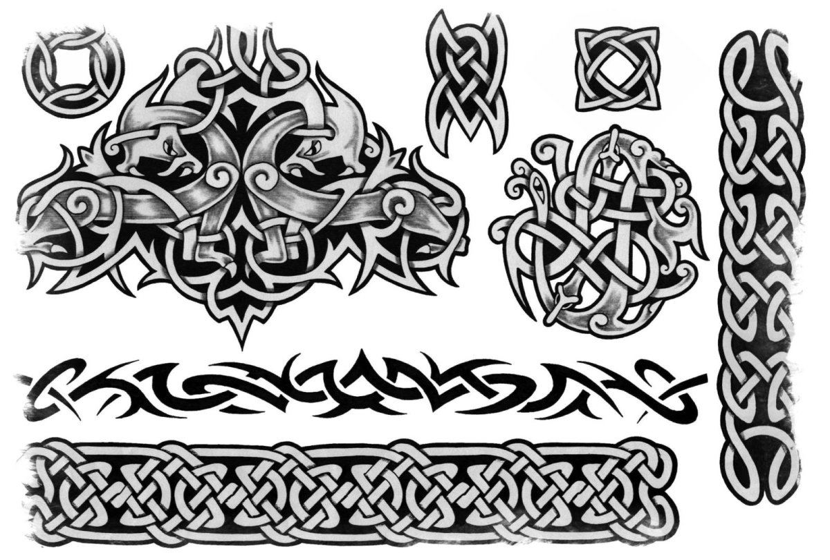 Кельтский орнамент угловой